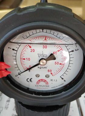 SAFE-GAUGE原装 台湾华记PP隔膜压力表线路板防腐表4kg