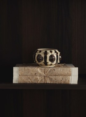 新中式样板房售i楼会所展示柜中古摆件博古架书房书柜书架装饰品