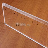 100cm 120cm高透明有机直尺1.2米 1米下陷刻度清晰不磨灭新材料制