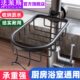 法国法派斯厨房家用龙头置物架免打孔水池收纳框抹布沥水框篮黑色