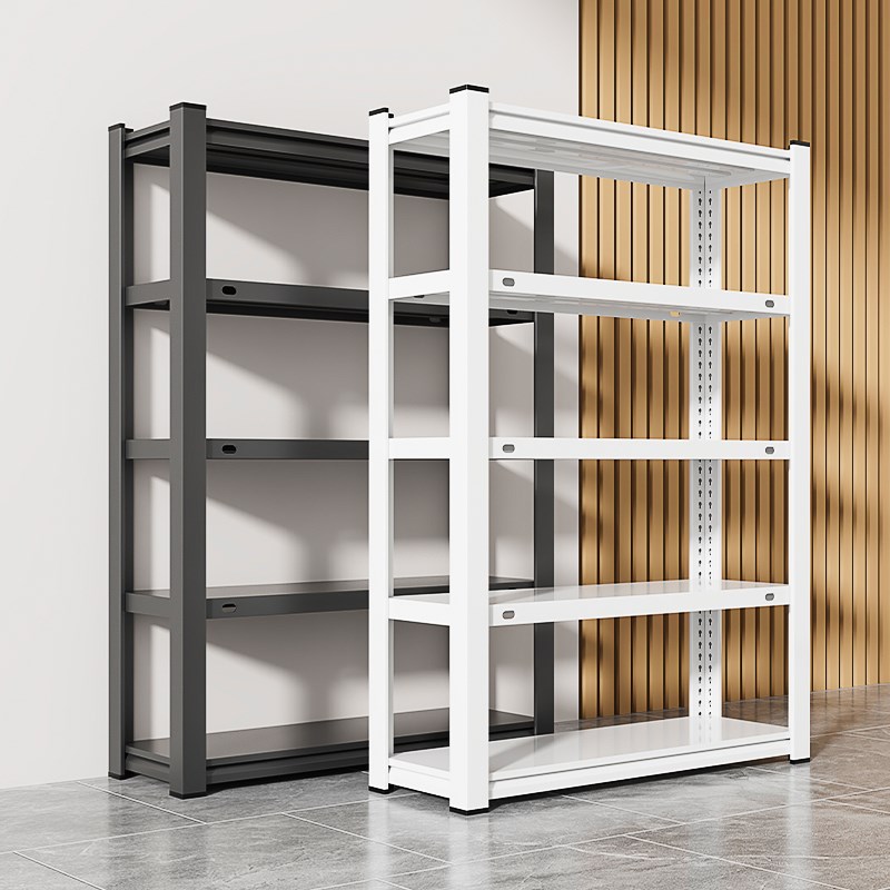 仓库货架多层置物架落地仓储角钢货物架快递铁架子储物架超市家用