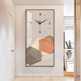 极简约挂钟北欧风轻奢钟表挂钟客厅大气创意挂墙静音时钟现代艺术
