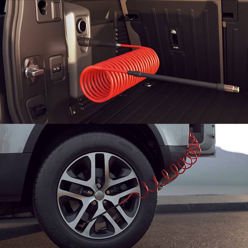 适用于20+全新卫士110/90改装配件一体式空气压缩机车载充气泵