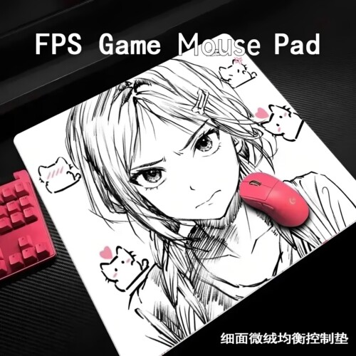 Kuroha欲语加厚电竞鼠标垫fps用