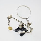 线路板固定支架 维修焊接辅助工具 放大镜焊架 组合放大镜带夹子