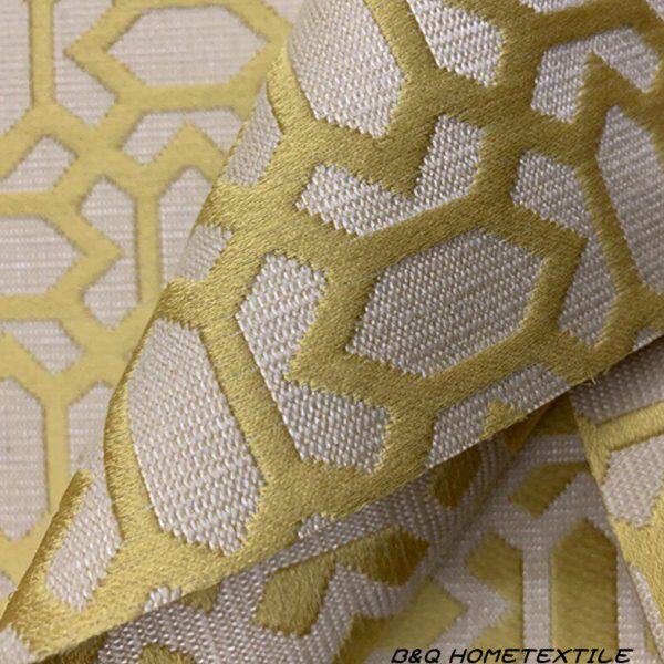 休闲轻奢提花沙发午睡靠枕套面料现代简约客厅窗帘桌旗样板间抱枕