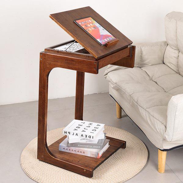 可移动边桌楠竹沙发边几移动C形桌茶几懒人小桌子客厅卧室家用,住宅家具,床边桌,淘宝优惠券,粉丝福利购,淘宝优惠卷