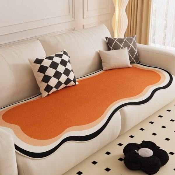 高级感异形不规则沙发垫子四季通用防滑坐垫套罩2023新款盖布定制,居家布艺,沙发垫,淘宝优惠券,粉丝福利购,淘宝优惠卷