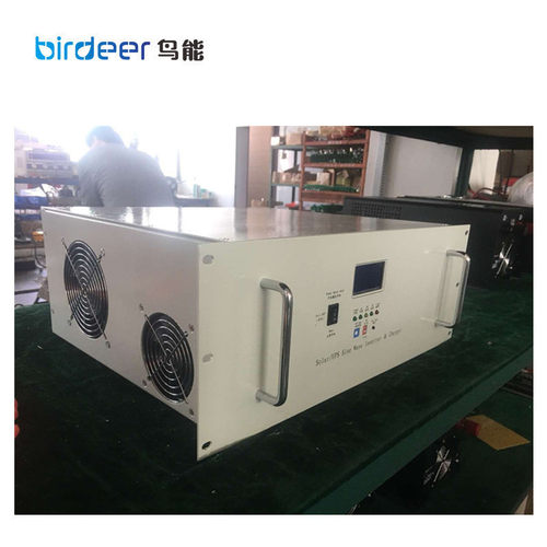 三相机架式工频纯正弦波逆变器3kw5kwv48v转ac380v19英寸UPS