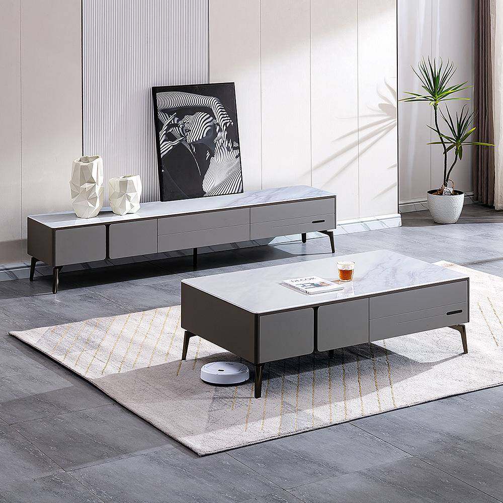 2024新款极简岩板茶几电视柜组合收纳储物一体客厅家用小户型茶几,特色手工艺,其他特色工艺品,淘宝优惠券,粉丝福利购,淘宝优惠卷