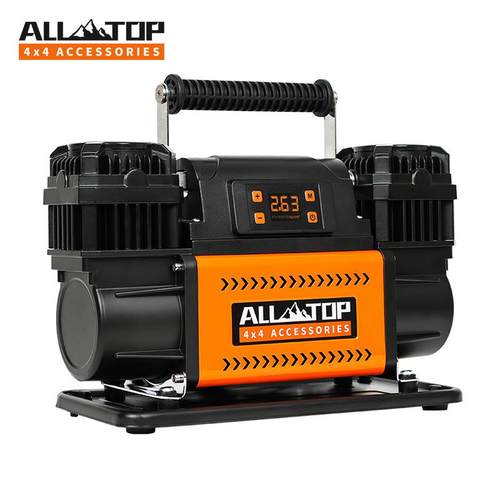 ALL-TOP越野车载充气泵双60缸大功率智能预设胎压数显汽车打气泵