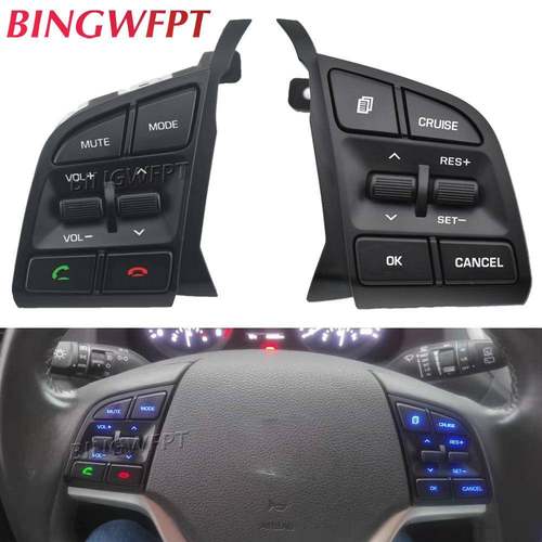 适用于国外版IX35途胜TUCSON多方向盘按键定速巡航开关96720D3200