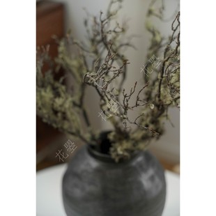 花曌 真树枝f枯枝干支松萝枝诧寂风民宿酒店书房书桌家居瓶插花