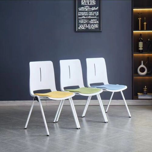 简约培训椅会议椅办n公椅职员电脑椅可叠加家用椅休闲椅实心钢筋