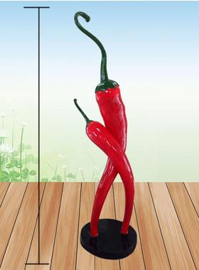 玻璃钢蔬菜水果辣椒青椒雕塑模型大型户外农业生态园林摆件