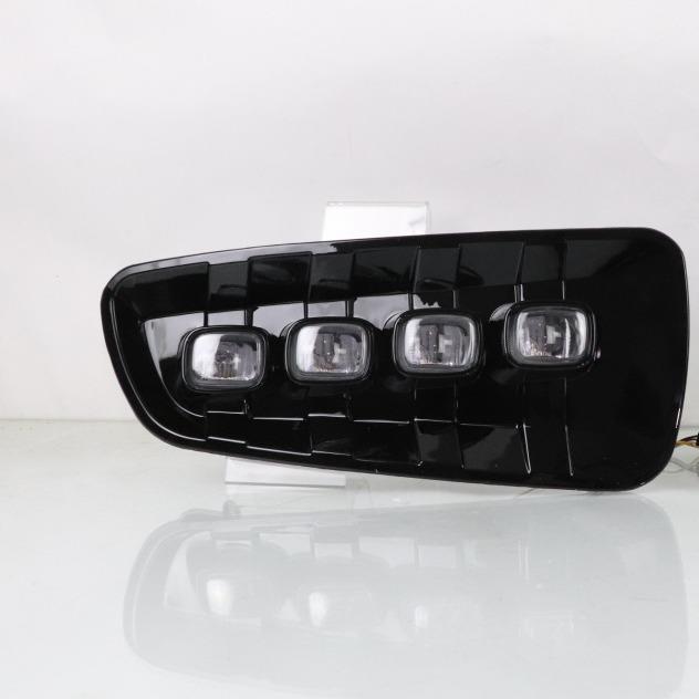 适用09-14款福特猛禽F150日行灯雾灯改装LED转向黄光前杠雾灯总成