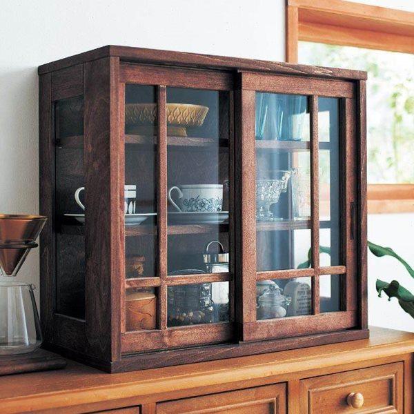 实木复古茶柜收纳柜茶具展示柜储物柜透明桌面防尘书柜碗柜餐边柜,住宅家具,家用陈列柜,淘宝优惠券,粉丝福利购,淘宝优惠卷