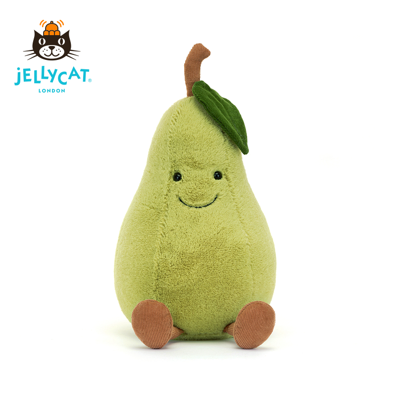 英国Jellycat趣味梨可爱