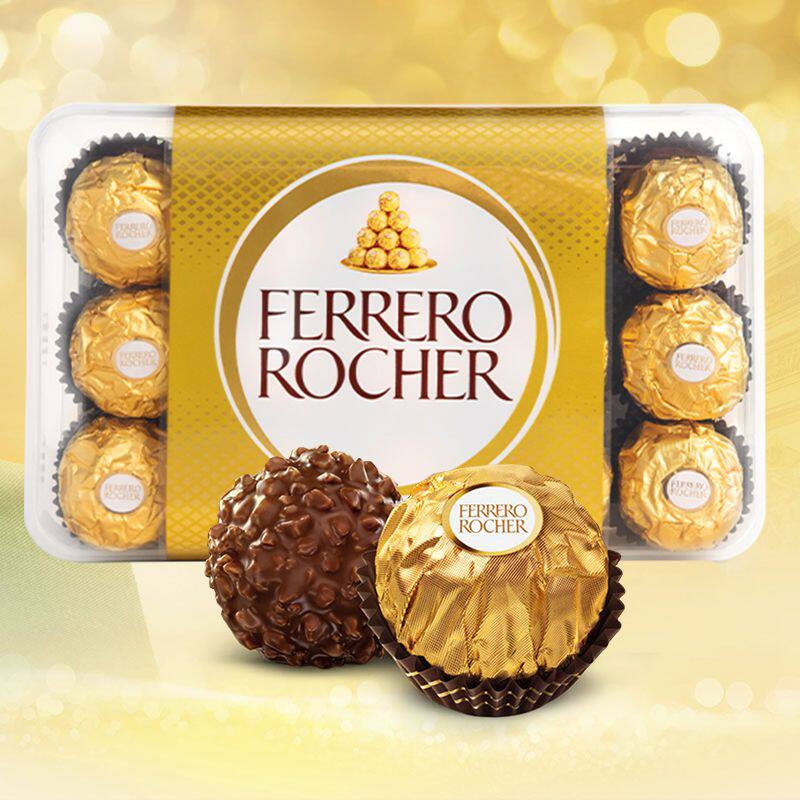 费列罗巧克力30粒礼盒装喜糖金莎儿童网红零食情人新年礼物年货