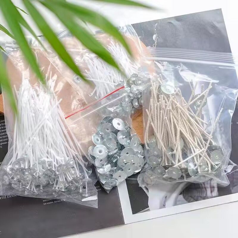 香薰蜡烛替换芯无烟diy蜡烛芯石蜡棉芯果冻蜡灯芯蜡烛芯线粗蜡芯