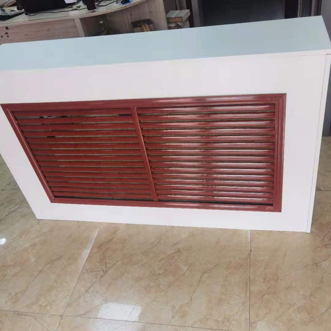 暖气罩新款一体定制组装老家用百叶窗暖气片遮挡地暖分水器罩简约