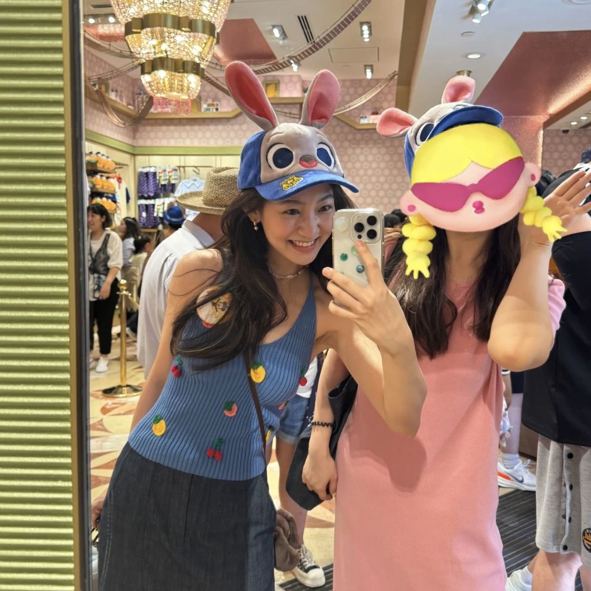 疯狂动物朱迪城尼克可爱卡通棒球帽鸭舌帽耳朵遮阳拍照帽子