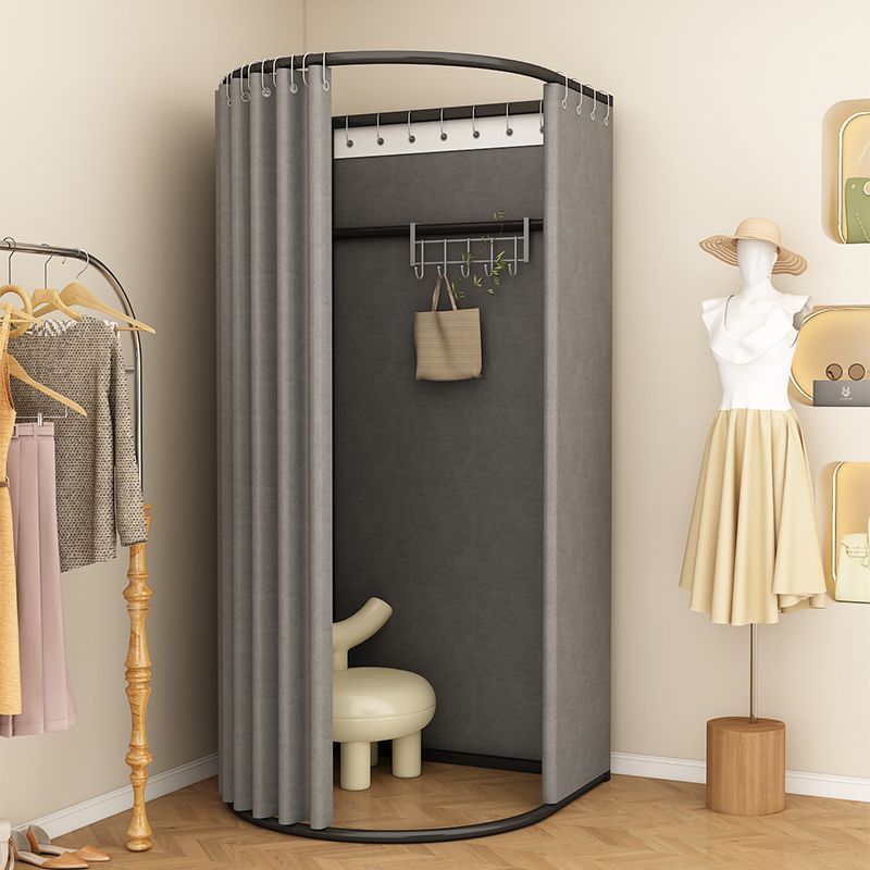 服装店商场门帘布试衣间简易移动换衣间临时可拆卸更衣室子展示架