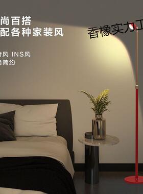 小红帽落地灯客厅立式床头阅读卧室沙发网红光影灯高级感氛围灯具