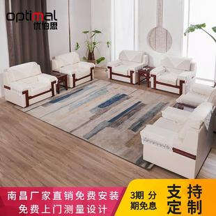 简约现代办公家具老板桌大气总经理办公桌椅组合大班台总裁主管桌