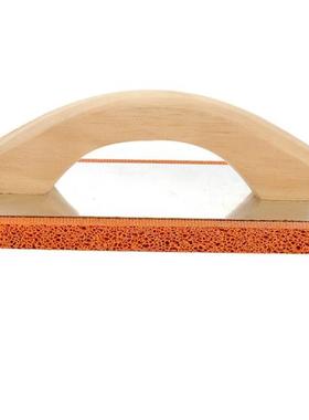 230*100mm抹泥板木柄供应橙色橡胶抹泥板可定牌