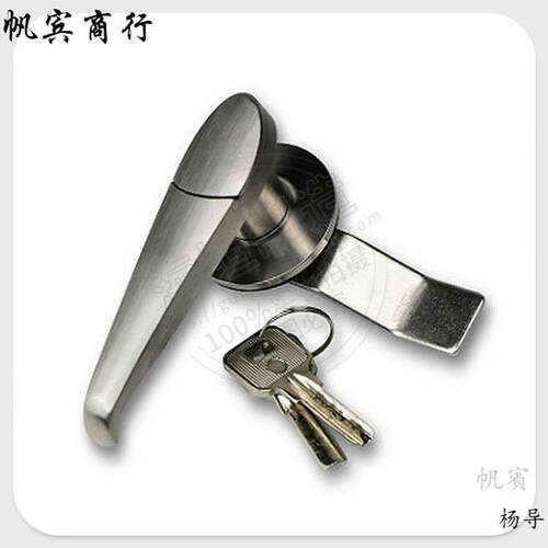 把手锁不锈钢304长柄执手配电柜箱锁工业锁户外防水锁MS308-3
