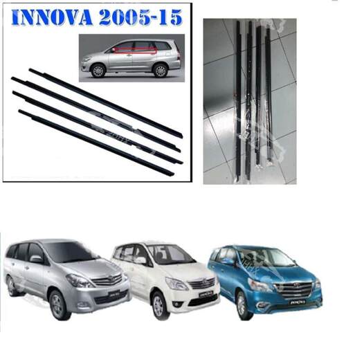 INNOVA2005-2015款外车门压条窗外装饰条门窗防水玻璃压条
