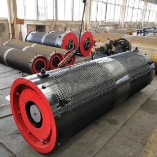 钢丝绳卷筒组φ500 2400提升卷筒组双梁行吊铸造卷筒