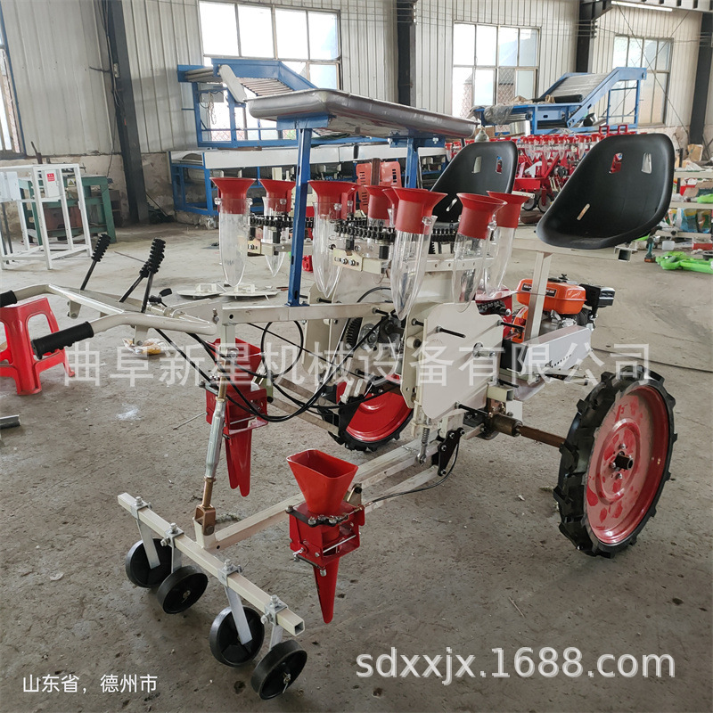 单行双行移栽机 双人栽苗机 农用蔬菜移苗机厂家