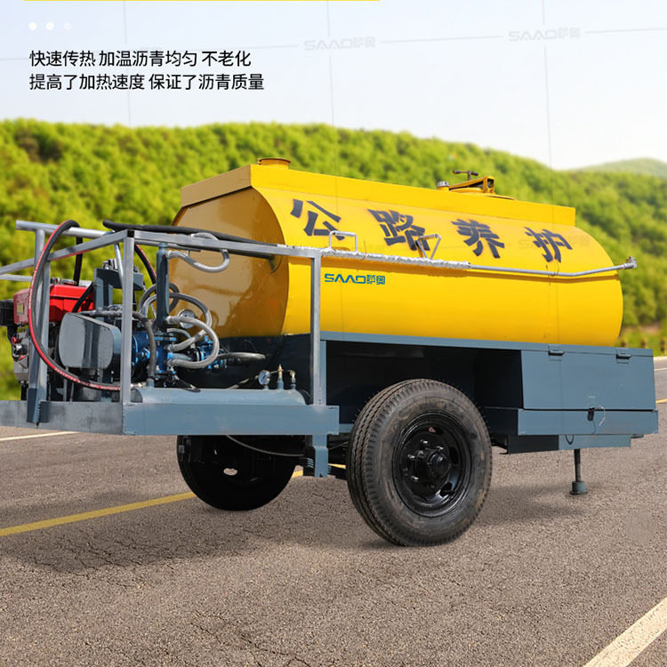 手推式沥青撒布机厂家小型乳化沥青洒布机市政路面修护汽油喷洒机