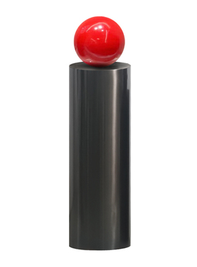 不锈钢圆形展示台展厅陈列底座现代轻奢简约入户玄关落地雕塑摆件