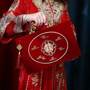 彩礼钱盒子高端订婚装10万20万现金结婚定亲新中式礼金盒婚礼订亲