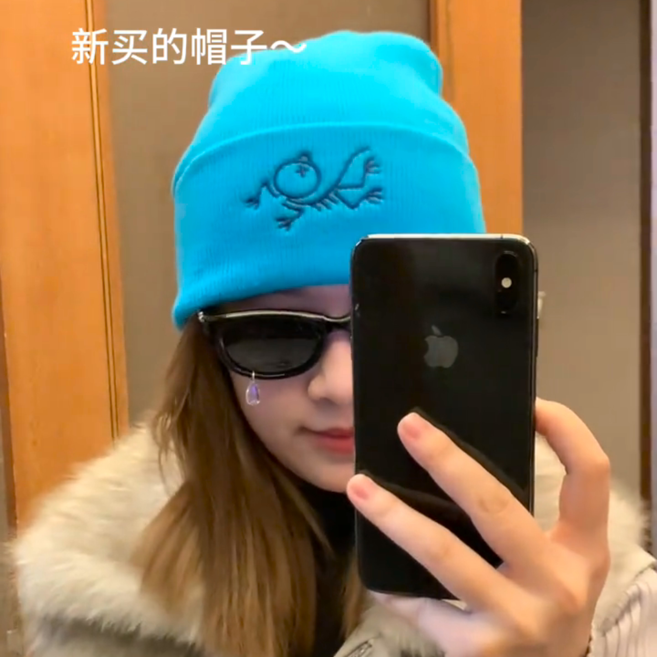 情侣小鸡帽子女针织个性毛线帽滑雪护耳冷帽男女登山户外徒步保暖