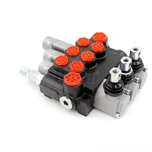 P40-G12-G38-OT-QTW-QTW1 40L/min 液压多路阀,3联手动换向阀