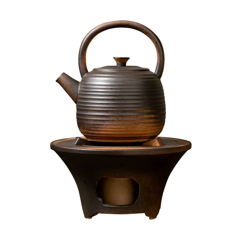 家用围炉煮茶套装炭火烤茶炉烧烤打边炉冬日室内酒精煮茶器炉复古