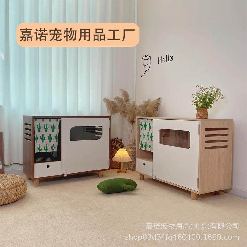 实木封闭式猫砂盆隔味通道防带砂铲屎柜走廊式猫砂盆猫厕所柜子,清洗/食品/商业设备,风口/风叶/风机配件,淘宝优惠券,粉丝福利购,淘宝优惠卷