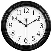 天天特价 现代简约钟表挂钟客厅卧室家用圆形电池数字时钟挂表壁钟