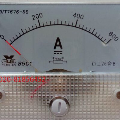 直流电流表85C1-600A 600A 85C1-750A 85C1-A 75MV GB/T7676-98