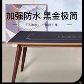 SLOWPLAY哥德尔系列德州扑克桌垫专业桌布橡胶｜黑色香槟金｜防水