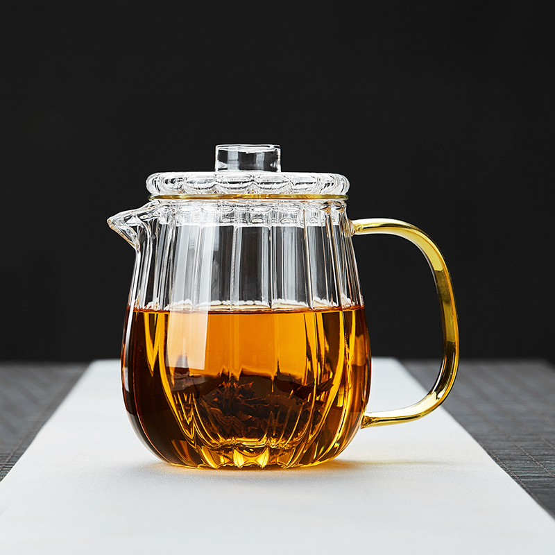玻璃茶壶耐高温加厚茶水分离单壶家用花茶小号功夫泡茶器茶具套装