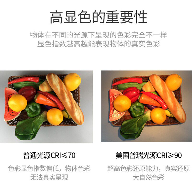 防眩光轨道led射灯2700K高显Ra95餐厅酒吧餐饮聚光灯吸顶式导轨式