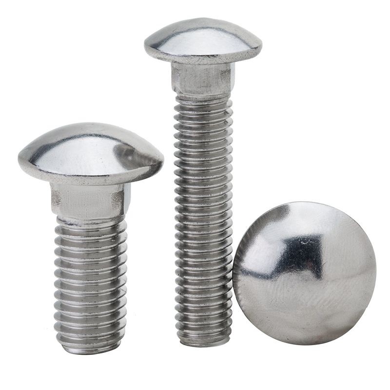201不锈钢大半圆头方颈马车螺栓大扁头方颈螺丝货架螺钉M5MY6M8M1