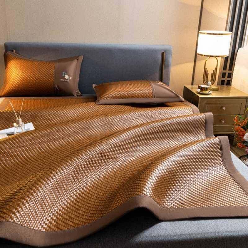 2025年网红爆款藤席凉感柔软舒适亲肤防滑可水洗可折叠吸汗透气席