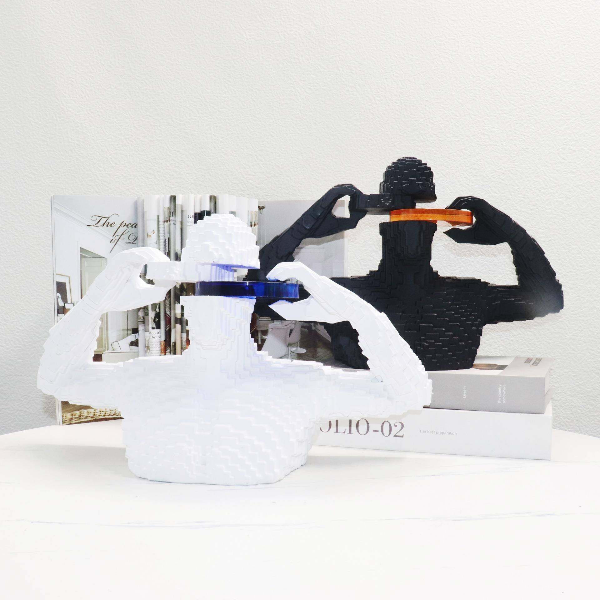 现代简约创意马赛克人物雕塑摆件样板房客厅电视玄关酒柜软装饰品,鲜花速递/花卉仿真/绿植园艺,割草机/草坪机,淘宝优惠券,粉丝福利购,淘宝优惠卷