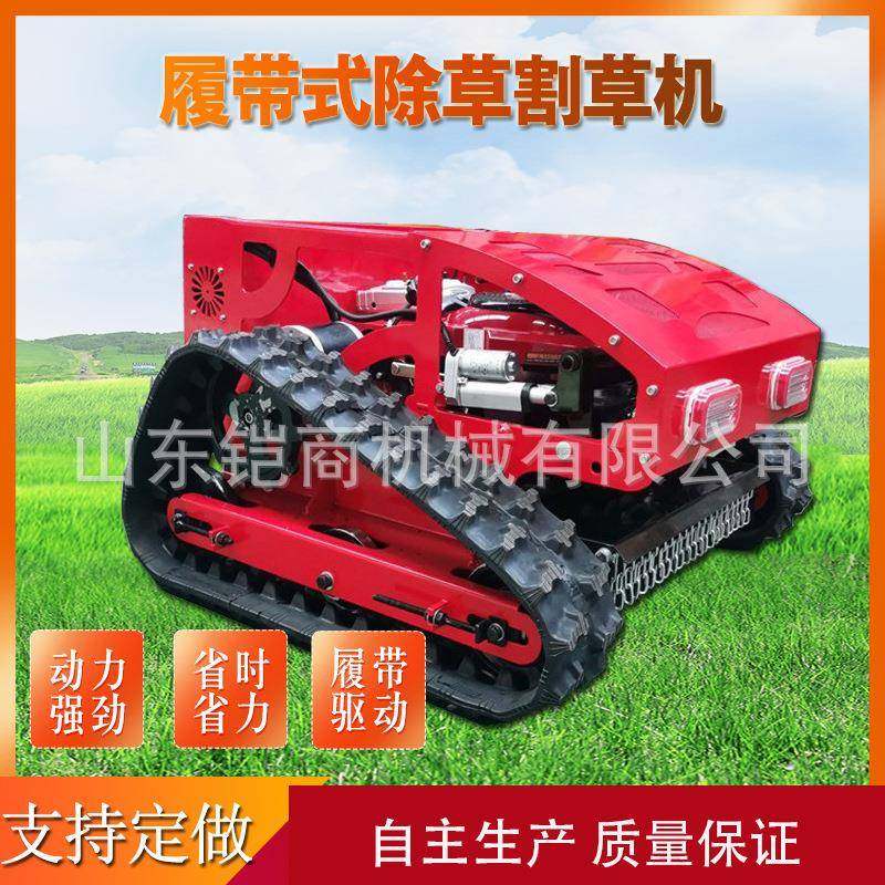 履带式小型遥控割草机堤坝山坡碎草机电动汽油四驱果园树林除草机,鲜花速递/花卉仿真/绿植园艺,割草机/草坪机,淘宝优惠券,粉丝福利购,淘宝优惠卷